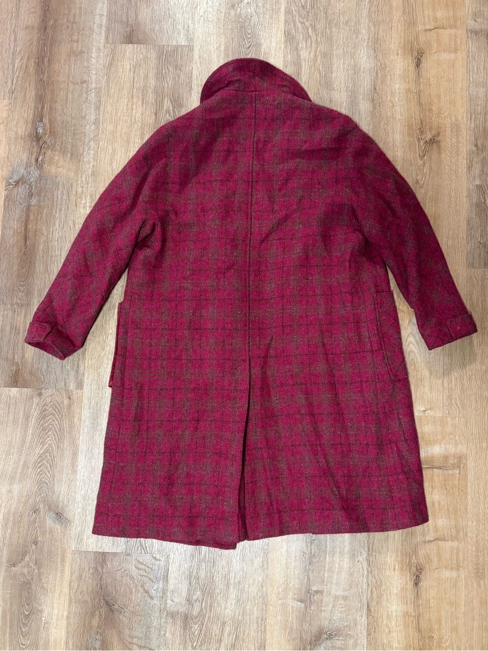 Vtg Womens Button-Front Wool Coat - Picture 7 of 16
